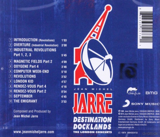 Jean Michel Jarre: Destination Docklands 1988 [CD]