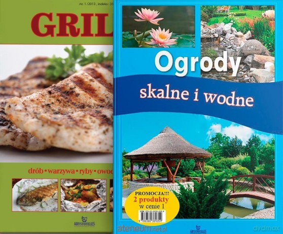 Grill + Ogrody skalne i wodne [KSIĄŻKA]