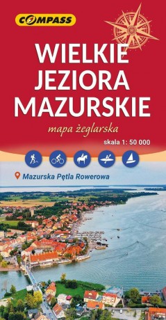 Mapa - Wielkie Jeziora Mazurskie [KSIĄŻKA]