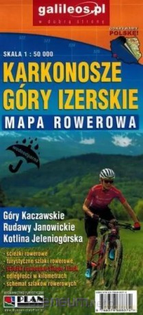 Mapa rowerowa - Karkonosze, Góry Izerskie 1:50 000 [KSIĄŻKA]