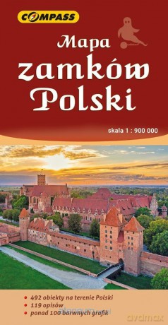 Mapa zamków Polski [KSIĄŻKA]
