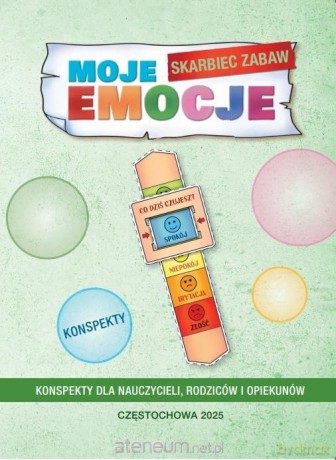 Moje Emocje. Skarbiec Zabaw - Agnieszka Delakowicz-borek, Beata Kociołek [KSIĄŻKA]