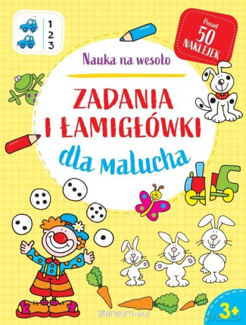Nauka na wesoło. Zadania i łamigłówki dla malucha - Peter Patillla, Simon Abbott [KSIĄŻKA]