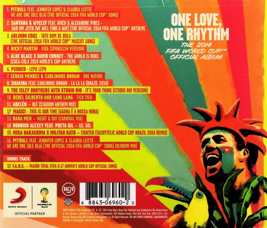 One Love, One Rhythm - The Official 2014 Fifa World Cup Album [CD]