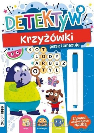 Piszę i zmazuję detektyw krzyżówki [KSIĄŻKA]