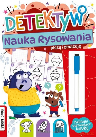Piszę i zmazuję detektyw nauka rysowania [KSIĄŻKA]