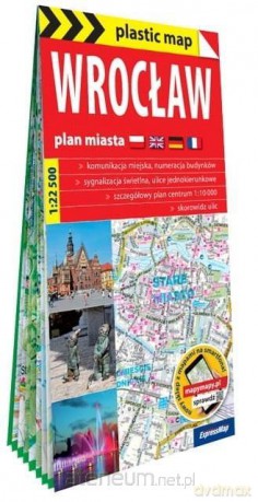 Plastic map Wrocław 1:22 500 [KSIĄŻKA]