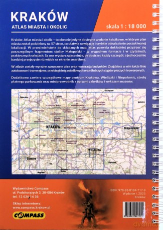 Przewodnik Kraków atlas miasta i okolic [KSIĄŻKA]