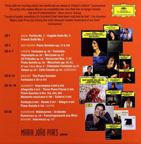 Maria Joao Pires: Complete Solo Recordings [20CD]