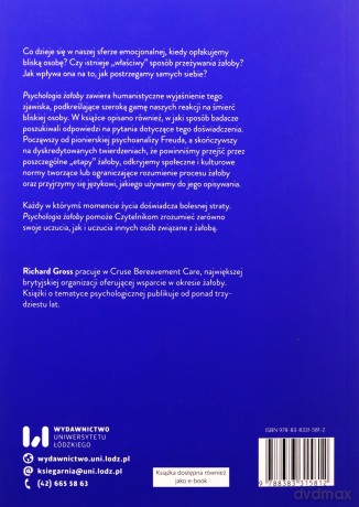 Psychologia żałoby - Richard Gross [KSIĄŻKA]