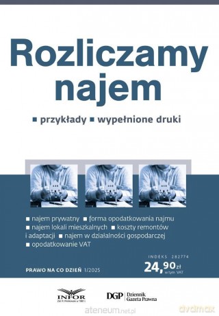 Rozliczamy najem. Prawo na co dzień 1/2025 - Radosław Kowalski [KSIĄŻKA]