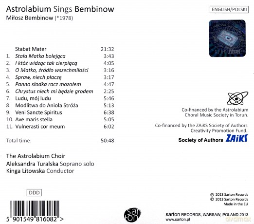 Astrolabium Sings Bembinow [CD]
