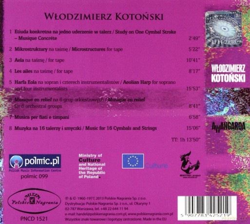 Włodzimierz Kotoński: Awangarda [CD]