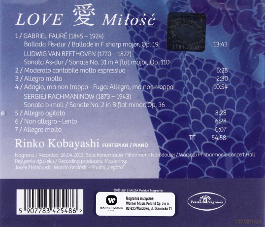 Kobayashi Rinko: Love/Miłość [CD]