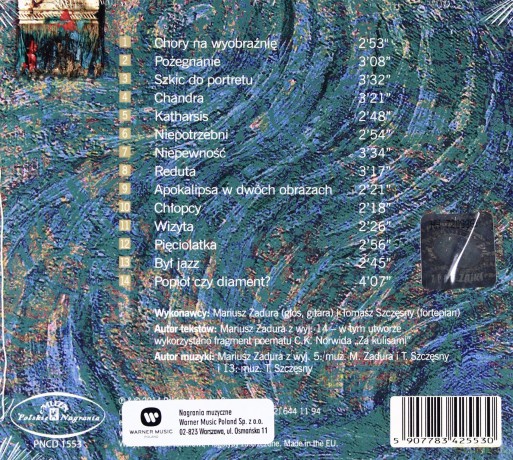 Mariusz Zadura, Tomasz Szczęsny: Chory Na Wyobraźnię [CD]