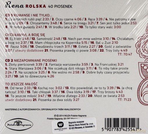 Rena Rolska: 40 Piosenek [CD]