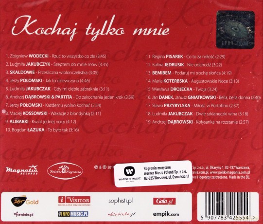 Kochaj Tylko Mnie [CD]