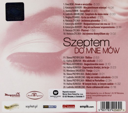 Szeptem Do Mnie Mów [CD]