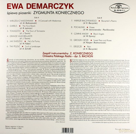 Ewa Demarczyk: Demarczyk Ewa Śpiewa Piosenki Zygmunta Koniecznego [WINYL]