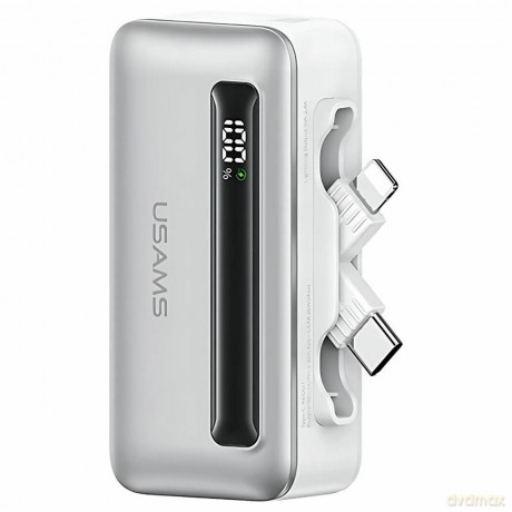 Powerbank 4500mAh 20W USB-C/Lightning Fast Charge srebrny