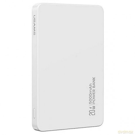 Powerbank 5000mAh 20W indukcyjny MagSafe PD biały