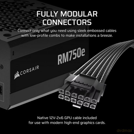 Zasilacz RM750e PCIe 5.1 80+GOLD F.MODULAR ATX3.1