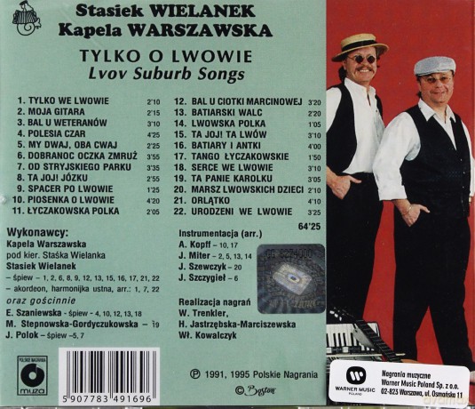 Wielanek Stasiek: Piosenki Lwowskie [CD]