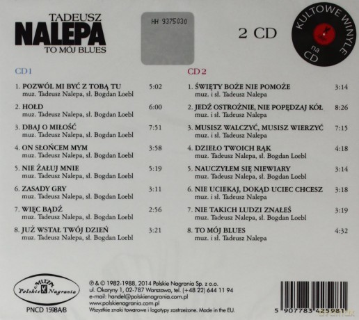 Tadeusz Nalepa: To Mój Blues [2CD]