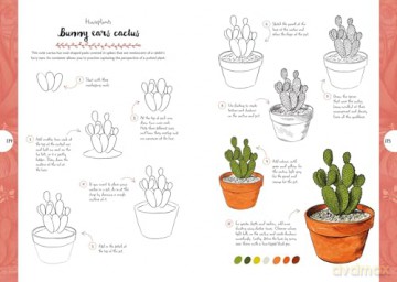 10 Step Drawing: Botanicals: Draw over 50 plants in 10 easy steps [KOMIKS]