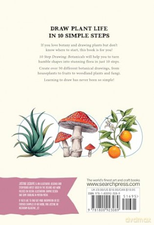 10 Step Drawing: Botanicals: Draw over 50 plants in 10 easy steps [KOMIKS]