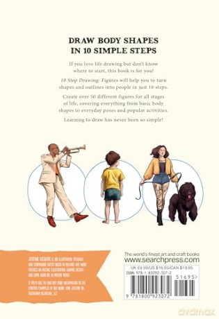 10 Step Drawing: Figures: Draw over 50 poses in 10 easy steps [KSIĄŻKA]