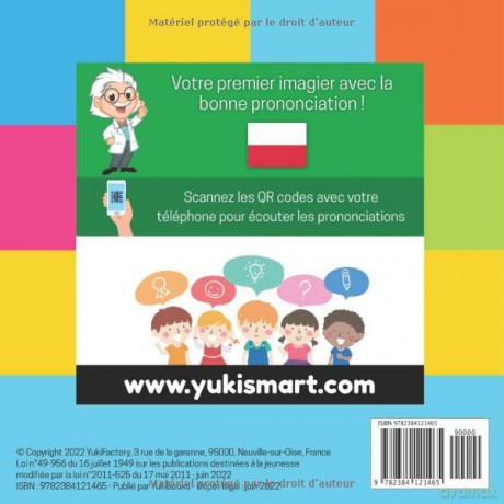 100 nombres, formes et couleurs en polonais: Imagier bilingue pour enfants avec prononciations [KSIĄŻKA]