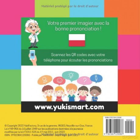 100 premiers mots en polonais: Imagier bilingue pour enfants avec prononciations [KSIĄŻKA]