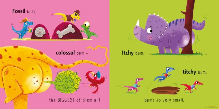 101 Dinosaur Bums [KSIĄŻKA]