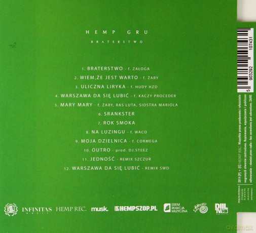 Hemp Gru: Braterstwo (Wydanie Hemp Rec 2014) [CD]