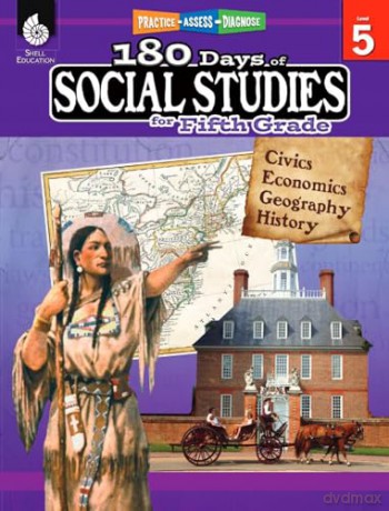 180 Days of Social Studies for Fifth Grade: Practice, Assess, Diagnose [KSIĄŻKA]
