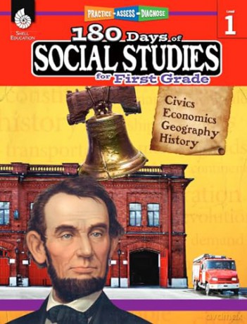 180 Days of Social Studies for First Grade: Practice, Assess, Diagnose [KSIĄŻKA]
