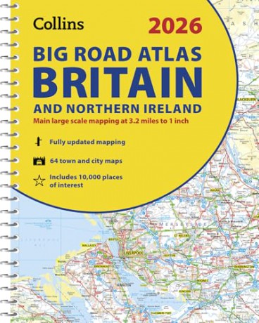 2026 Collins Big Road Atlas Britain and Northern Ireland: A3 Spiral [KSIĄŻKA]