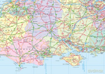 2026 Collins Road Map of Britain: Folded map [KSIĄŻKA]