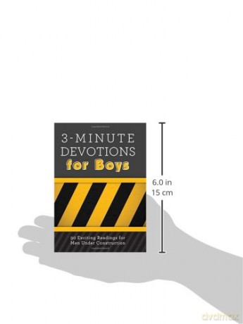 3-Minute Devotions for Boys: 90 Exciting Readings for Men Under Construction [KSIĄŻKA]
