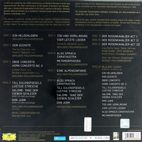 Herbert Von Karajan: Strauss The Analogue Recordings Deluxe Edition [12CD]