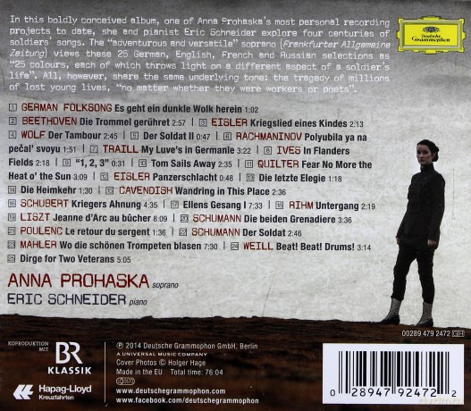 Anna Prohaska: Behind The Lines [CD]