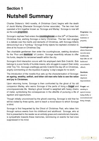 A Christmas Carol Text Guide: AQA GCSE English Literature Revision Book | Includes Analysis, Key Quotes, Character Insights, and Sample Essays for Top Grades [KSIĄŻKA]