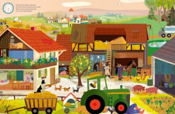 A Day on Fluffyville Farm: A Look-and-Find-Book [KSIĄŻKA]