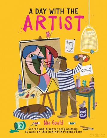 A Day With the Artist: Search and discover arty animals at work on this behind-the-scenes tour [KSIĄŻKA]