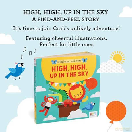 A Find and Feel Story: High, High, Up in the Sky [KSIĄŻKA]