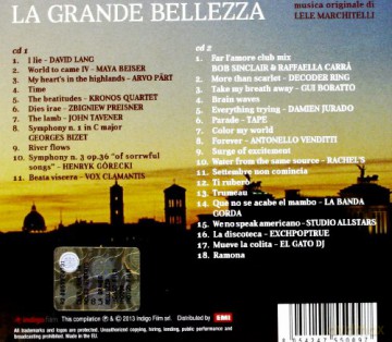 La Grande Bellezza soundtrack (Wielkie Piękno) (digipack) (Lele Marchitelli) [2CD]