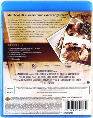 Co się wydarzyło w Madison County [Blu-Ray]