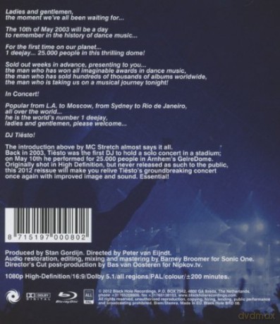 Tiesto: Tiesto In Concert [BLU-RAY]