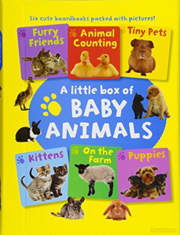 A Little Box of Baby Animals: Six Cute Boardbooks Packed with Pictures! [KSIĄŻKA]